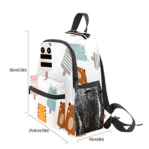 Mochila infantil para niños de 1 a 6 años de edad, mochila para niños y niñas, mochila perfecta para niños a guardería, helado de dibujos animados