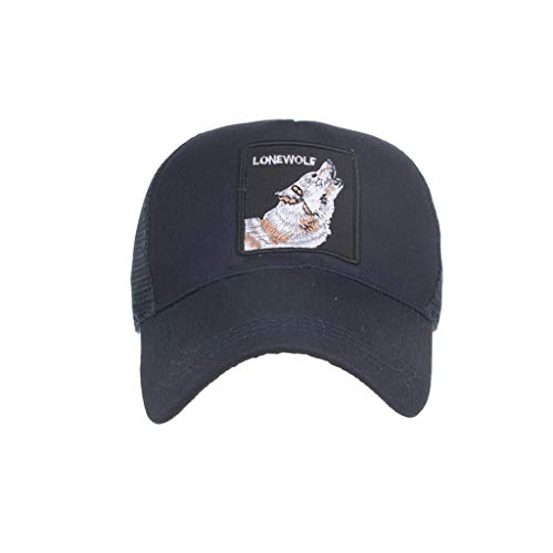 Moda Unisex Animales Bordado Gorras De BéIsbol Sombrero De Hip Hop Sombreros De Sol De Verano Q