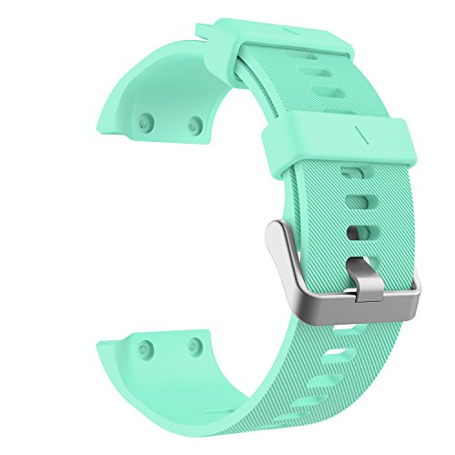 MoKo Correa para Garmin Forerunner 35, Suave Silicona de Reloj Correa, Menta Verde