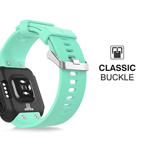 MoKo Correa para Garmin Forerunner 35, Suave Silicona de Reloj Correa, Menta Verde