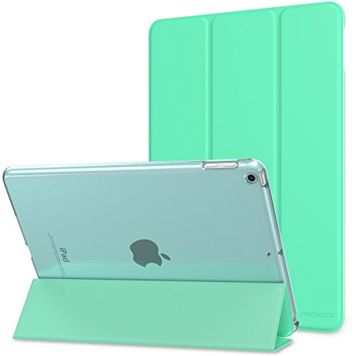 MoKo Funda para Nuevo iPad 9.7 Pulgada 2017 - Ultra Slim Función de Soporte Protectora Plegable Smart Cover - Menta Verde (Auto Sueño/Estela)