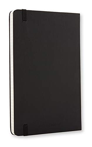 Moleskine 944352 - Cuaderno de tapa dura, a cuadros, grande, negro