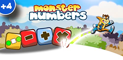 Monster Numbers: Juegos de matemáticas para niños de escuela primaria