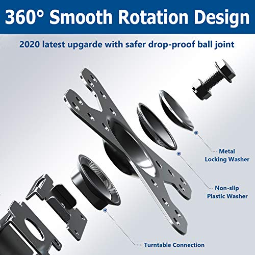 Mounting Dream Soporte TV Giratorio Inclinable, Soporte de Pared para Monitor para la Mayoría de los 10-26 Pulgadas LED, LCD TVs de hasta VESA 100x100mm y 15kg, MD2463-02