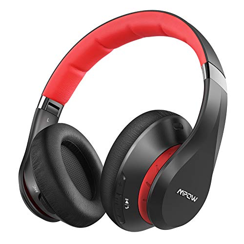 Mpow 059 Plus Cascos con Cancelación de Ruido, Auriculares Diadema Bluetooth 5.0 Plegable con CVC 8.0, 50 Horas de Reproducir y Carga Rápida, Auriculares con Micrófono para Móvil/PC/TV