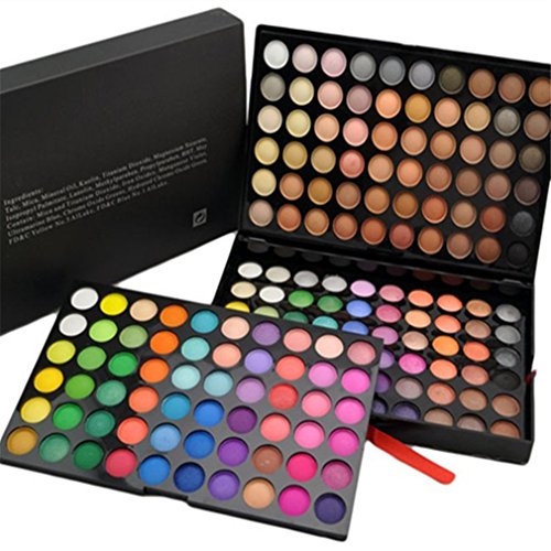 MUUZONING Paleta de Sombras de Ojos 180 Colores de Maquillaje Set Kit de alta Calidad Cosmético, Paleta De Sombras De Ojos Profesionales - Juego de Maquillaje Belleza de Regalos de Navidad #2