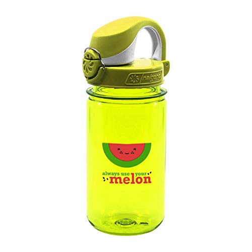 Nalgene 12oz OTF Kids, Melon (Green w/Green Cap)