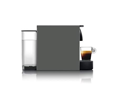 Nespresso Krups Essenza Mini XN110B - Cafetera monodosis de cápsulas Nespresso, compacta, 19 bares, apagado automático, color gris [Clase de eficiencia energética A+] (Reacondicionado)