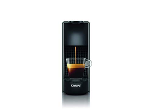 Nespresso Krups Essenza Mini XN110B - Cafetera monodosis de cápsulas Nespresso, compacta, 19 bares, apagado automático, color gris [Clase de eficiencia energética A+] (Reacondicionado)