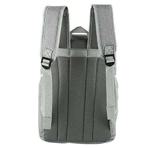 New_Soul Mochila de Aislamiento al Aire Libre Bolsa de Almuerzo Picnic Refrigerador Para Hombres Mujeres Niños Bebé Bolso Térmico Para Camping Excursión Playa Refrescos de Pingenaneer (gris)