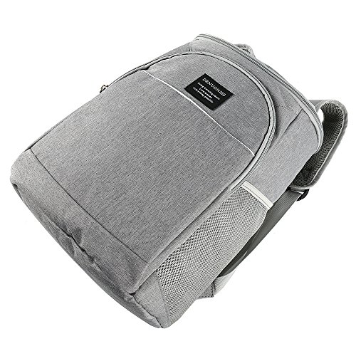 New_Soul Mochila de Aislamiento al Aire Libre Bolsa de Almuerzo Picnic Refrigerador Para Hombres Mujeres Niños Bebé Bolso Térmico Para Camping Excursión Playa Refrescos de Pingenaneer (gris)