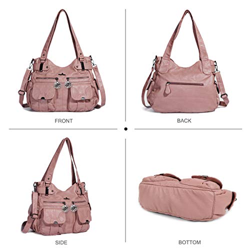 NICOLE＆DORIS Grande Mujer Bolsos Bandolera Casual de Hombro Bolsos de Mano Bolsos Bolera Blanco