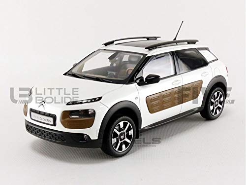 Norev 1:18 2014 Citroen C4 Cactus-Pearl White & Chocolate Airbump Modelo con Chocolate, Color Blanco Perla (NV181651)