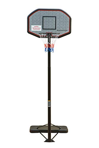 Northern Stone Aro Profesional Ajustable de Altura de cancha de Baloncesto con Altura Oficial de Tablero Trasero de Impacto