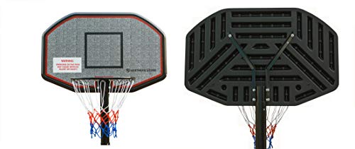 Northern Stone Aro Profesional Ajustable de Altura de cancha de Baloncesto con Altura Oficial de Tablero Trasero de Impacto