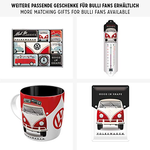 Nostalgic-Art Retro Vorratsdose L Volkswagen – Good in Shape – Idea de Regalo para los Fans de VW Bus, Lata de café Grande de Chapa, 3 l