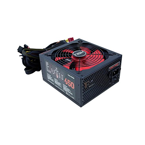 Nox NX 650W - NXS650 - Fuente de Alimentación (650 W), Color Negro