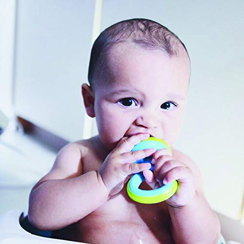 Nuby ID5397AQUA - Alimentador antiahogo con redecilla, color agua