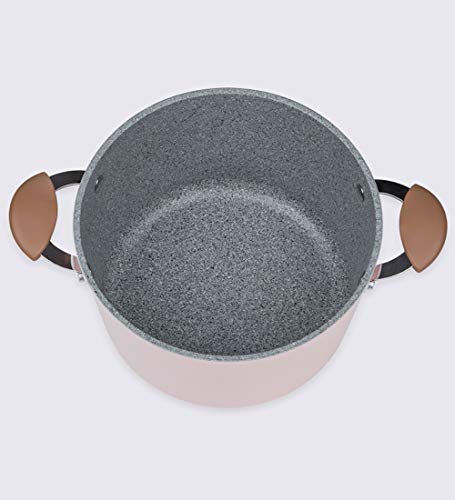 Olla de sopa de piedra de Maifan, gran capacidad, cocina, sartén, cocina de inducción doméstica, estufa de gas, olla de 22 cm