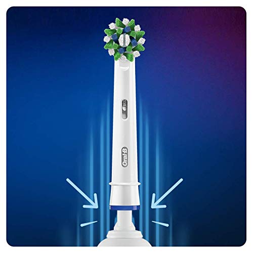 Oral-B CrossAction Cabezales de recambio con tecnología CleanMaximiser, tamaño de buzón, Pack de 10