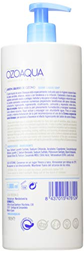 Ozoaqua Jabón Liquido De Ozono, 1000Ml, Pack de 1