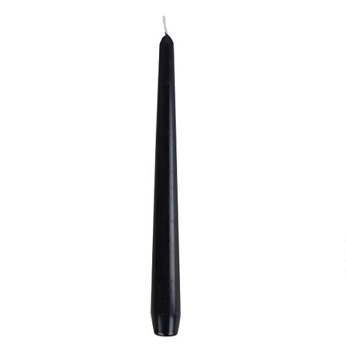 PAPSTAR 10392 - Velas (50 Unidades, 2,2 x 25 cm), Color Negro