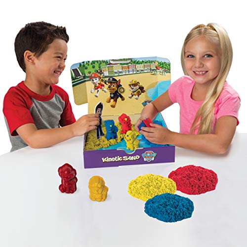 PAW PATROL Patrol-6027965 Kinetic Sand, Color Azul, Rojo, Amarillo (Spin Master 6027965)