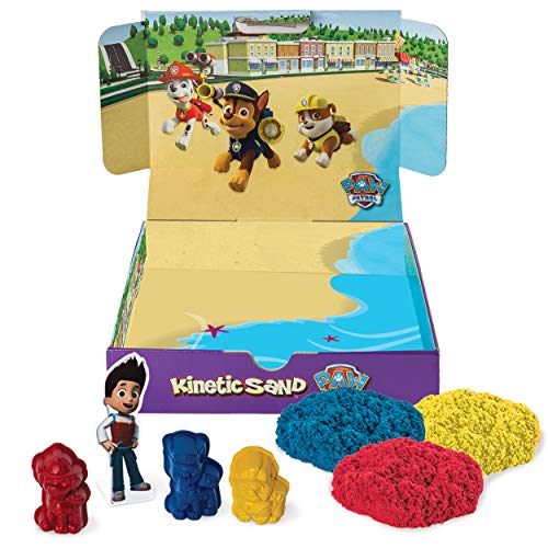 PAW PATROL Patrol-6027965 Kinetic Sand, Color Azul, Rojo, Amarillo (Spin Master 6027965)