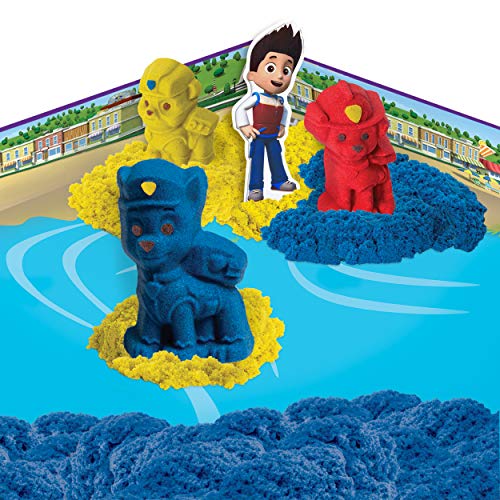 PAW PATROL Patrol-6027965 Kinetic Sand, Color Azul, Rojo, Amarillo (Spin Master 6027965)