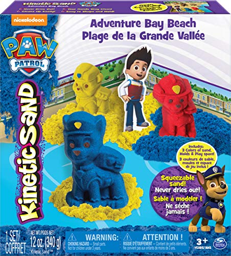 PAW PATROL Patrol-6027965 Kinetic Sand, Color Azul, Rojo, Amarillo (Spin Master 6027965)