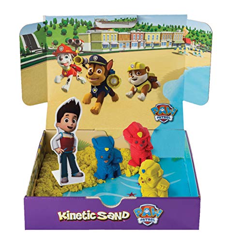 PAW PATROL Patrol-6027965 Kinetic Sand, Color Azul, Rojo, Amarillo (Spin Master 6027965)