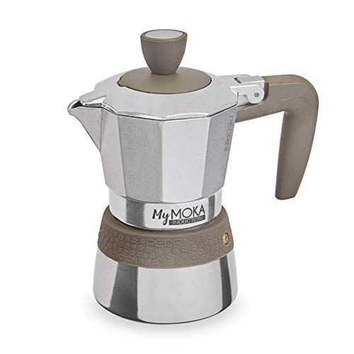 Pedrini MyMoka - Cafetera de inducción Inducción Mymoka 2 Tazze TóRTOLA