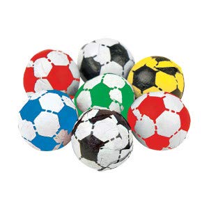 Pelotas de fútbol de chocolate 45 g