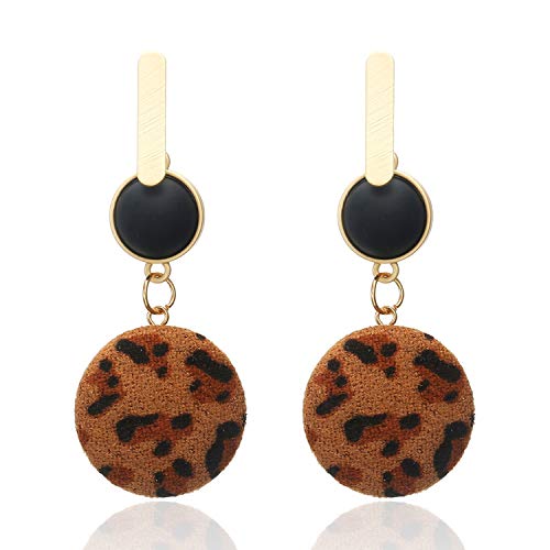 Pendientes de moda para mujer, colgante/largo/colgante/leopardo/declaración/gota/pendientes de mujer