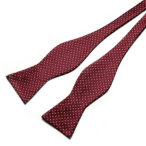 PenSee – Pajarita exquisita Self lunares lazo de seda tejido ties-various colores