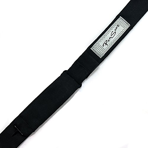 PenSee – Self lazo sólido seda lazo ties-various colores negro negro Talla única