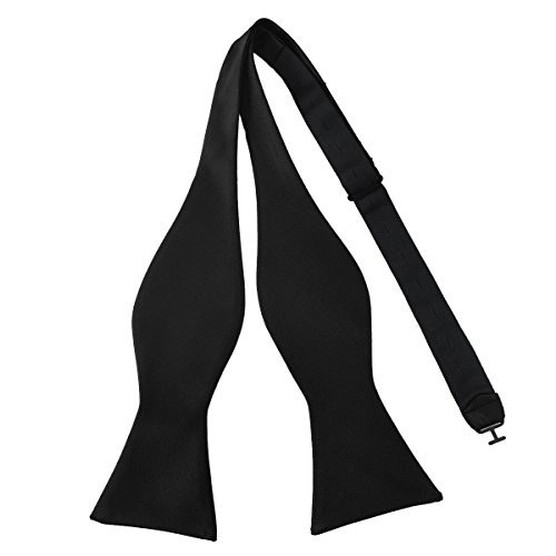 PenSee – Self lazo sólido seda lazo ties-various colores negro negro Talla única