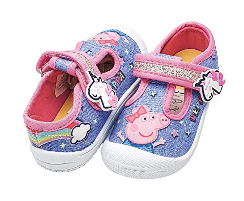 Peppa Pig - Zapatos para niña en azul y rosa, color Azul, talla 20 EU