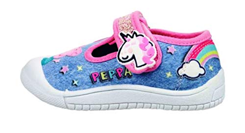 Peppa Pig - Zapatos para niña en azul y rosa, color Azul, talla 20 EU