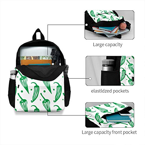 Pepper Mexican Mochila con Estilo para niños Niños Niñas Adolescentes Cumpleaños, Bolsa de Regalo Bolsa Gym Cinch Sack para la Escuela y la Fiesta 12.6x16.5 Pulgadas