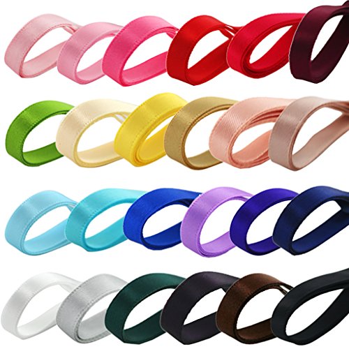 Phenovo 24pcs 6mm Cintas Artesanales de Color Multicolor