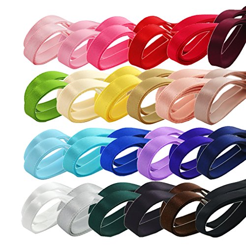 Phenovo 24pcs 6mm Cintas Artesanales de Color Multicolor