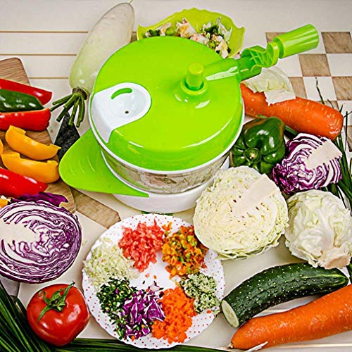 Picador De Alimentos: Picadora De Cebolla, Máquina De Cortar En Cuadritos De Verduras, Fruta Y Cortador De Queso (2,5 L)