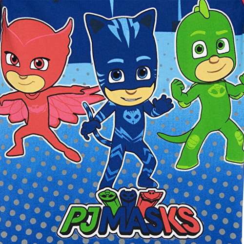 PJ Masks - Pijama para Niños Ajuste Ceñido - 4-5 Años