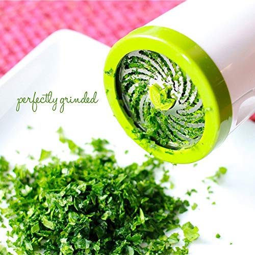 Plaviya Herb Grinder, Mill Shredder Chopper Herb Spice Perejil Grater Cilantro Grinder Romero Shredder Spice Mill Perejil Shredder Vegetable Cutter