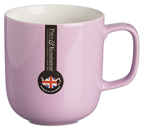 Price & Kensington Dos Tono Pastel Rosa cerámica 14 oz Taza