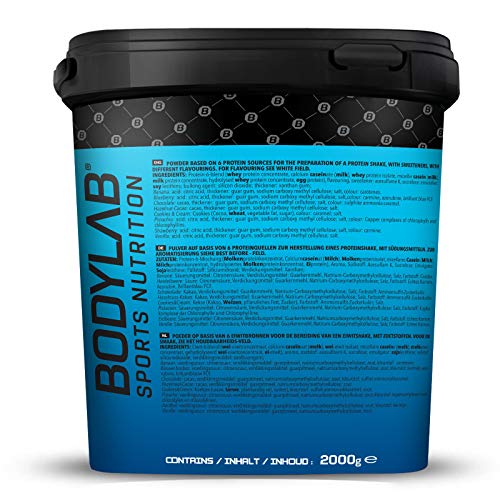 Protein-6 de Bodylab24 2 kg | Polvo de proteína multicomponente con 6 fuentes de proteína | Chocolate