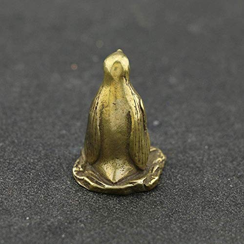 QJL_ANA Pequeño pingüino Puro Holder Tapa el crisol de Cobre de Piezas Especiales for la Ceremonia del té Japonesa del té del Arte Rack Decoración Animal de compañía