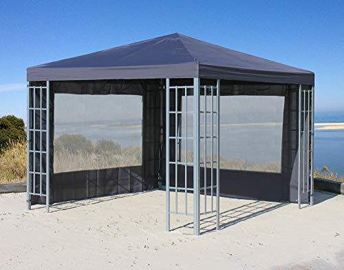 QUICK STAR Techo de repuesto para Gazebo Rank 3x3m Antracita