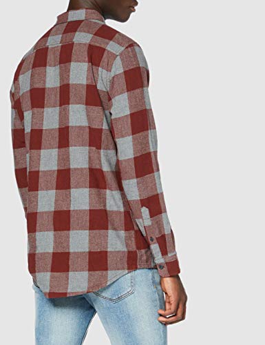 Quiksilver Motherfly Flannel-Camisa De Manga Larga para Hombre, Andorra Marra Mundi, S